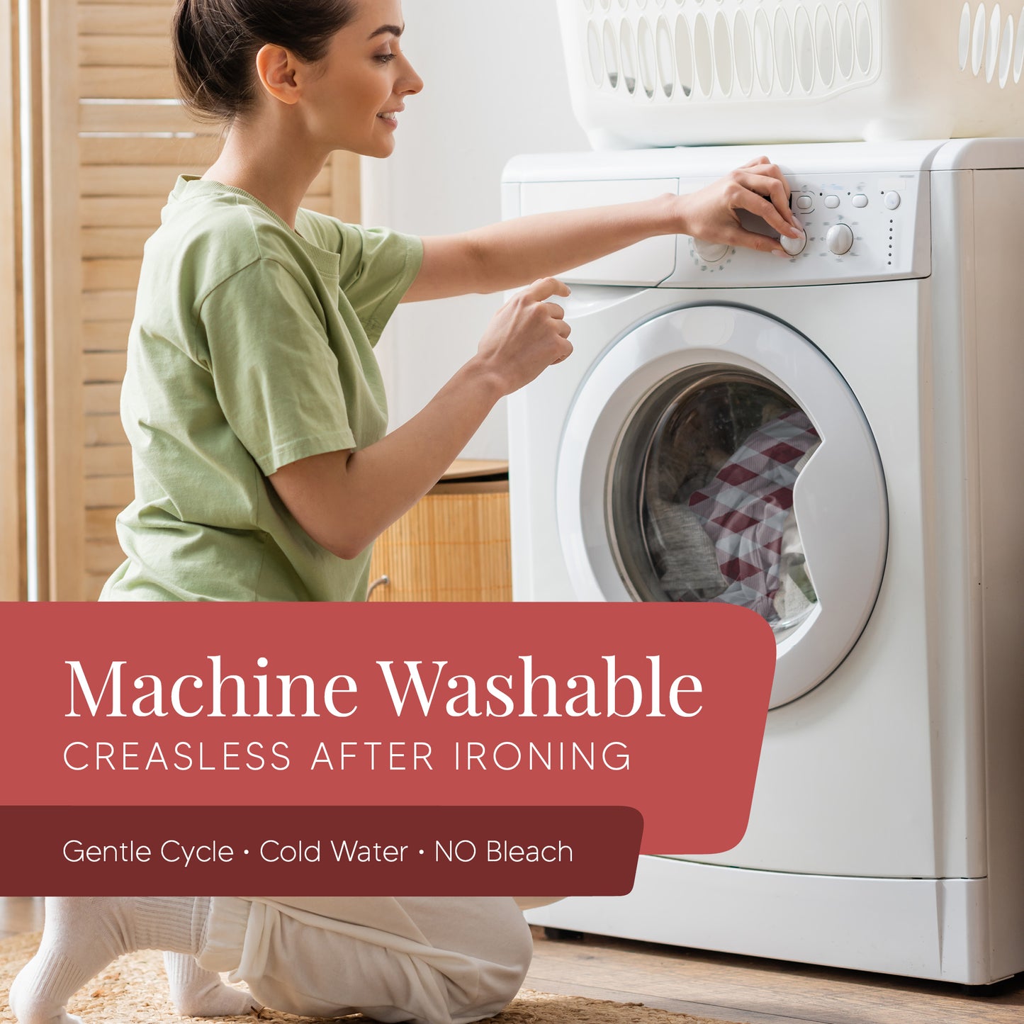 Polyester Round Fitted Tablecloth