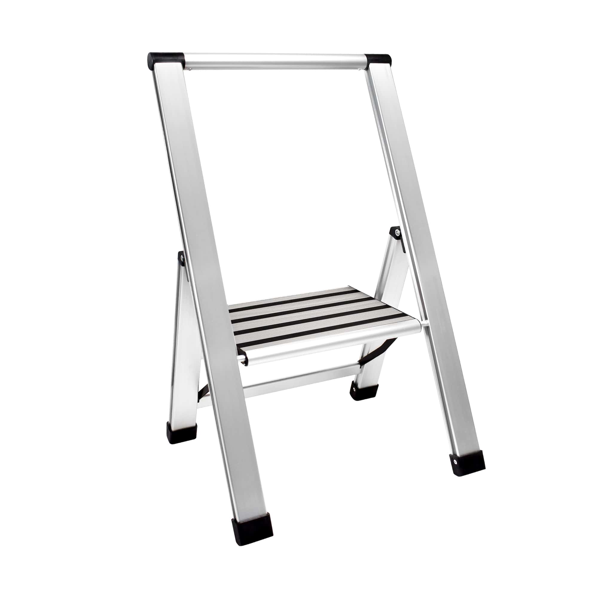 Step Ladder | Silver Aluminum