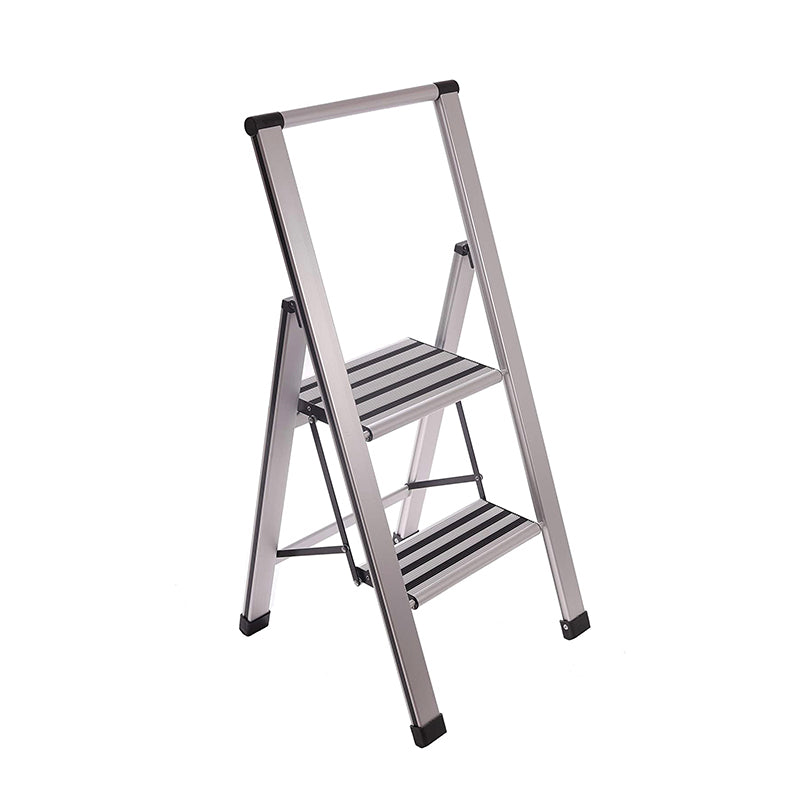 Step Ladder | Silver Aluminum