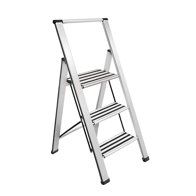 Step Ladder | Silver Aluminum